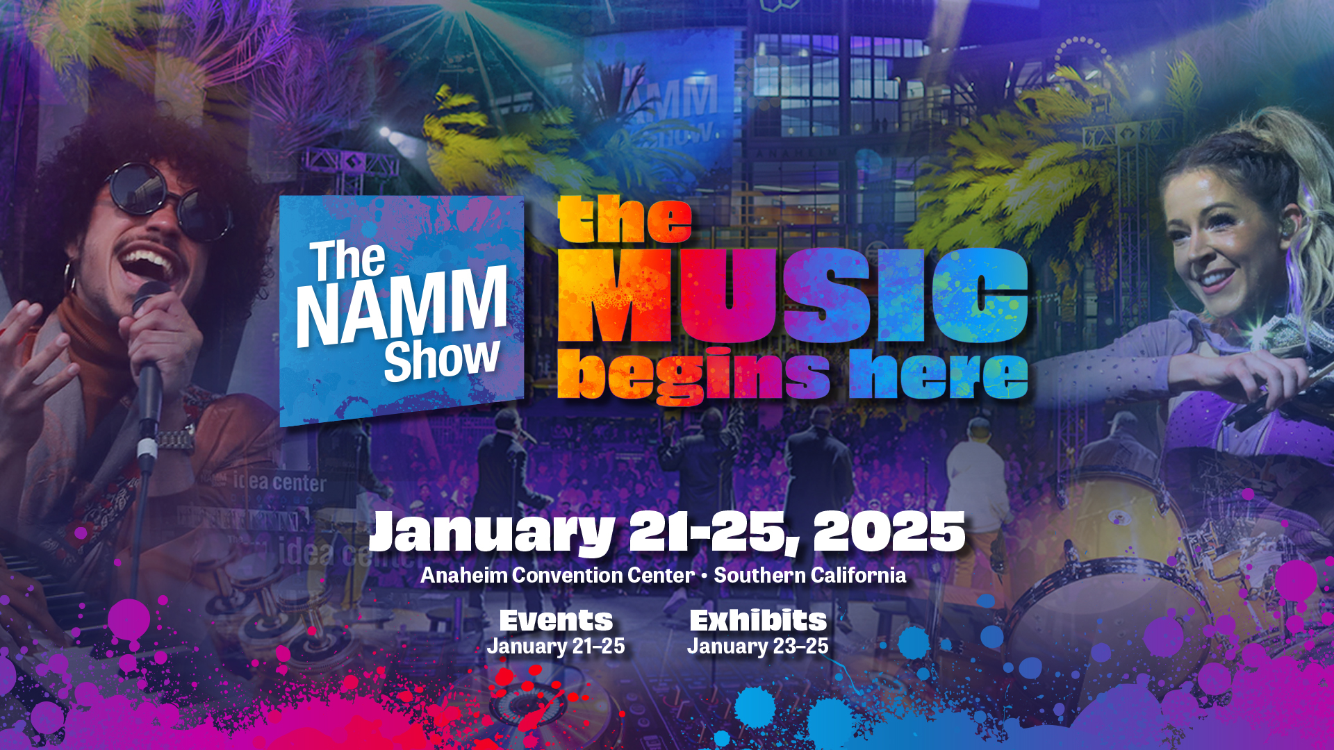 The 2025 NAMM Show Highlights Knockout Lineup With 5 Days of Events and Education for Retailers, Brands, and Global Attendees