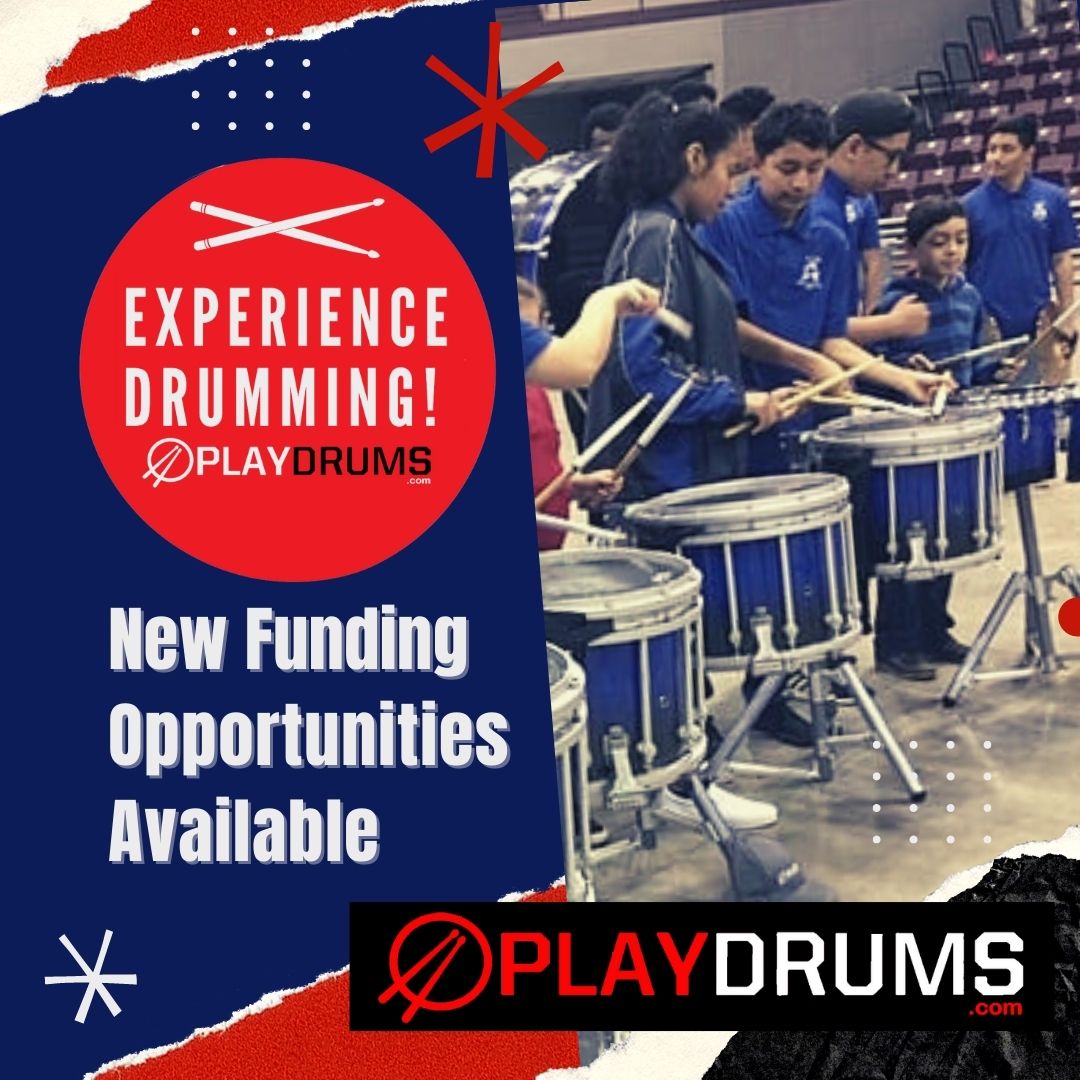 PlayDrums.com Announces Funding for Percussion Teaching Artists to Present Interactive School and Community Events in 2022
