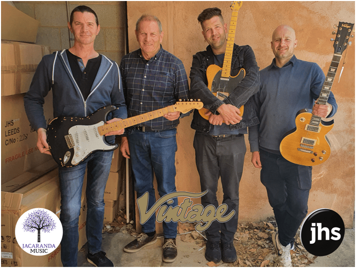 Vintage Appoints Jacaranda Music the National Distributor for Vintage guitars in Australia