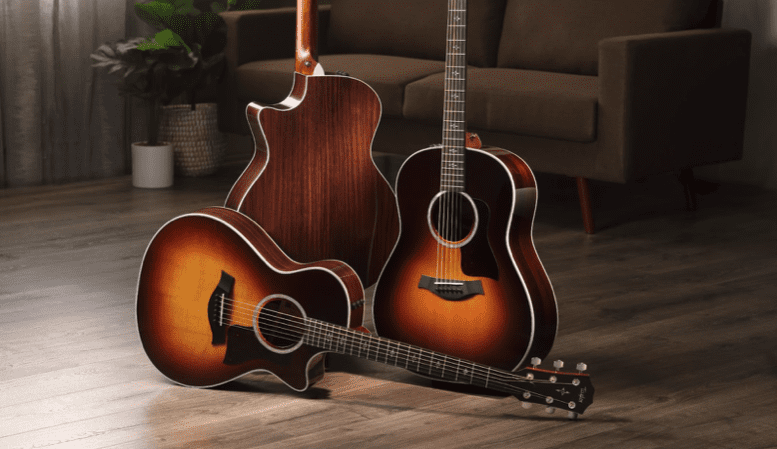 New Taylor 400 Series Sunburst Guitars
