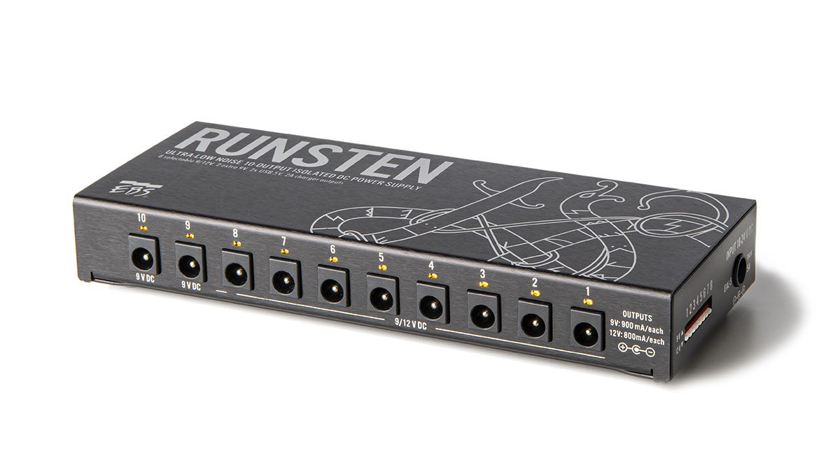 EBS Introduces RUNSTEN Pedalboard Power Supply