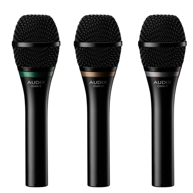 AUDIX Debuts the OMX Series of Handheld Dynamic Mics — Purpose-Built for Different Singers and Gigs
