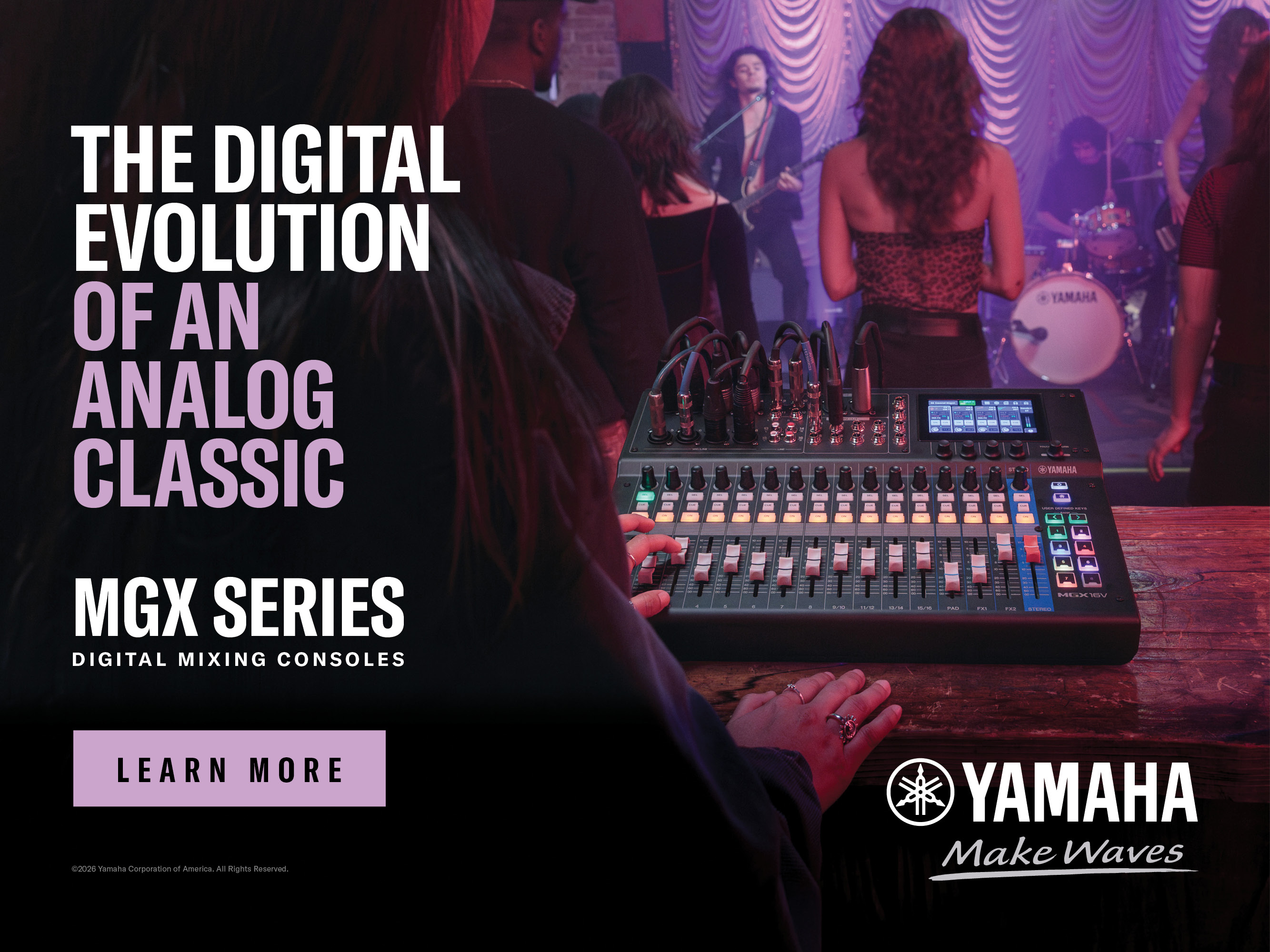 Yamaha MGX & URX Digital Mixers