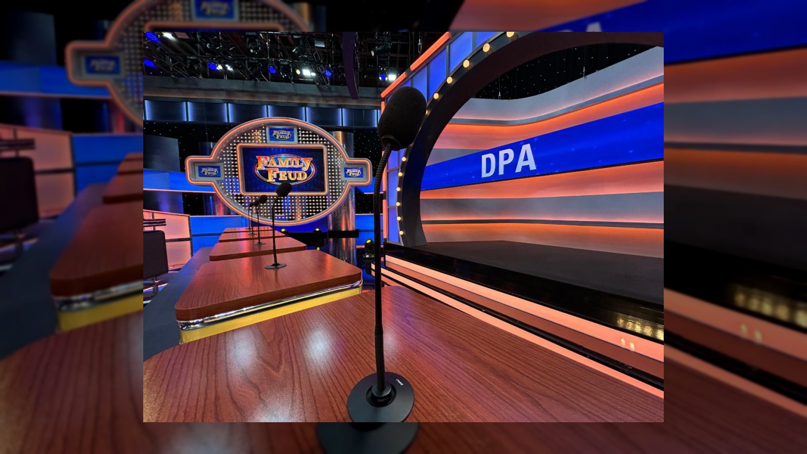 Dirk Sciarrotta upgrades Family Feud microphones to Dpa
