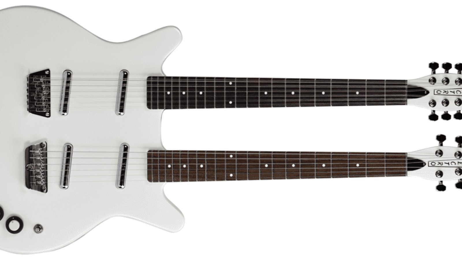 Danelectro Introduces the 6-12 Double Neck in Ltd Ed. White Pearl