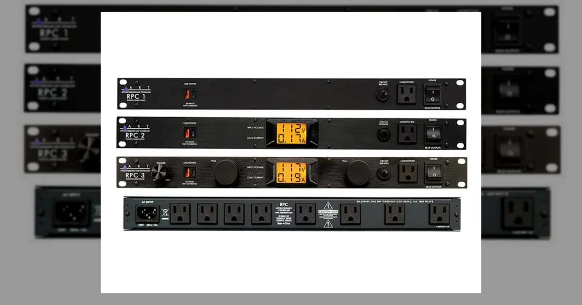 Yorkville Sound releases ART PRO audio RPC Series Power Conditioners
