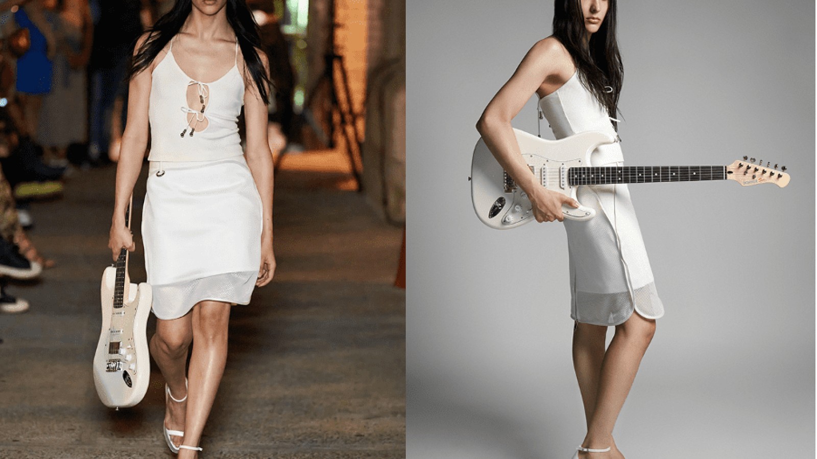 Donner Electric Guitars Brought '90s Rock Vibe to Private Policy NYFW Show