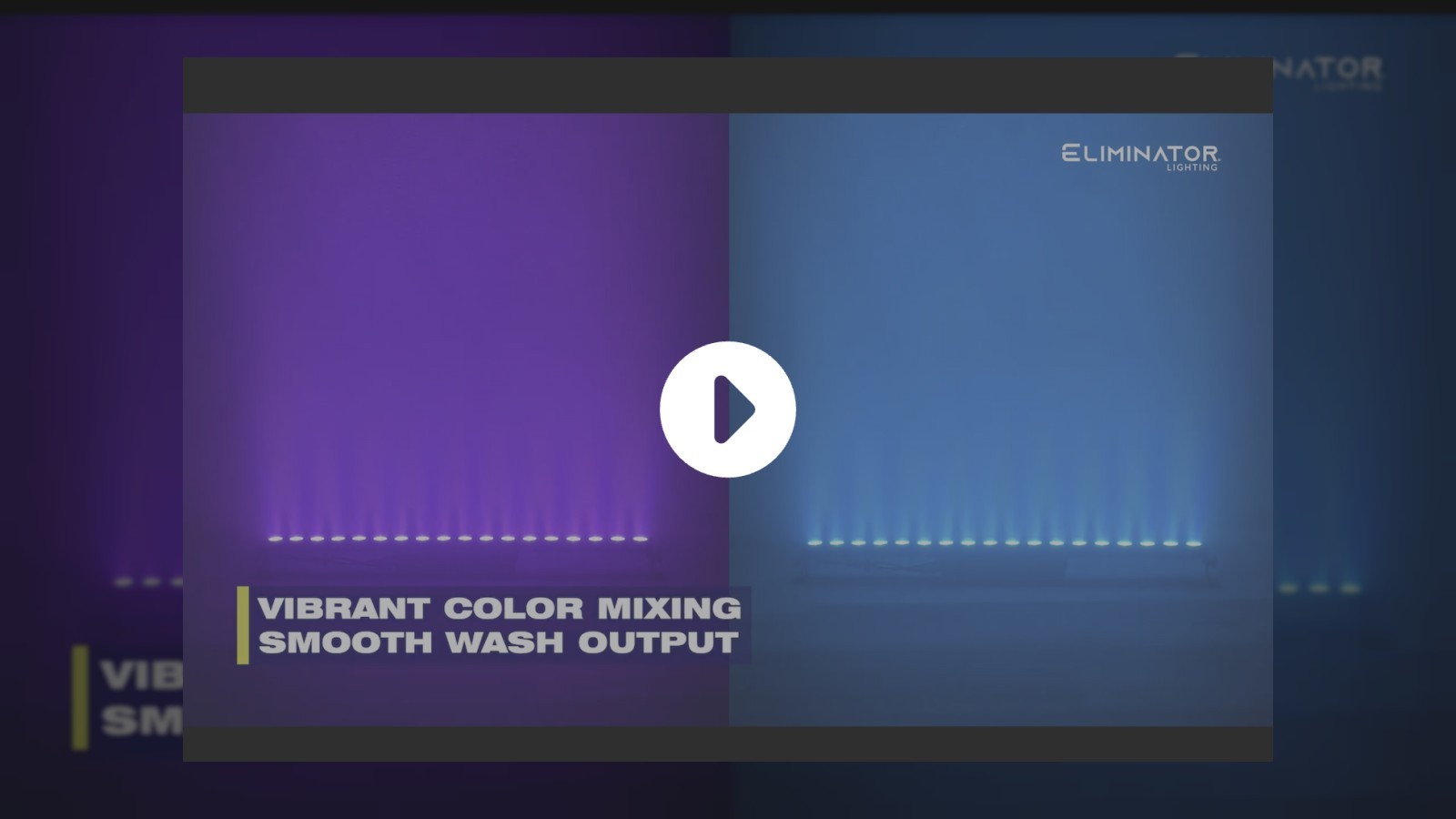 Eliminator Lighting Introduces Mega Color Q18 Linear Fixture