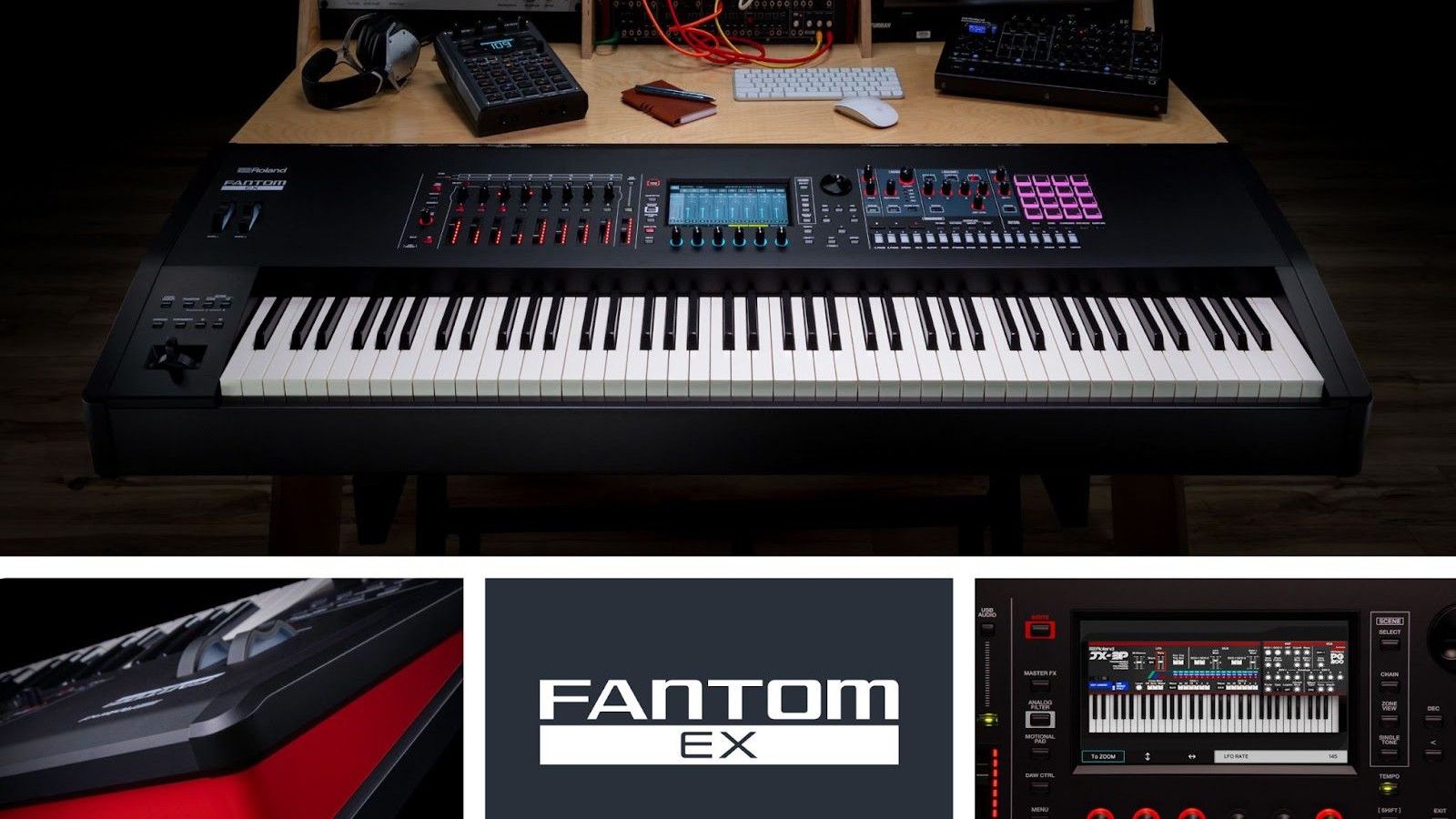 Roland Announces FANTOM EX Synthesizers