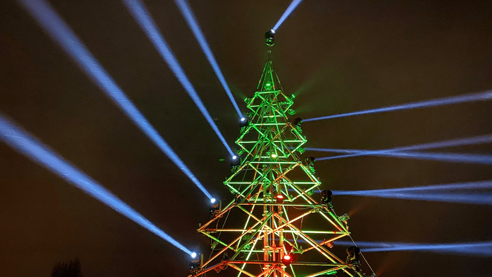 ADJ IP65-Rated Fixtures Chosen For Ambitious Christmas Tree Lightshow Project