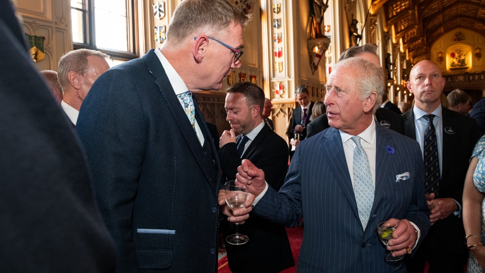 John Packer Musical Instruments Managing Director Meets His Majesty the King