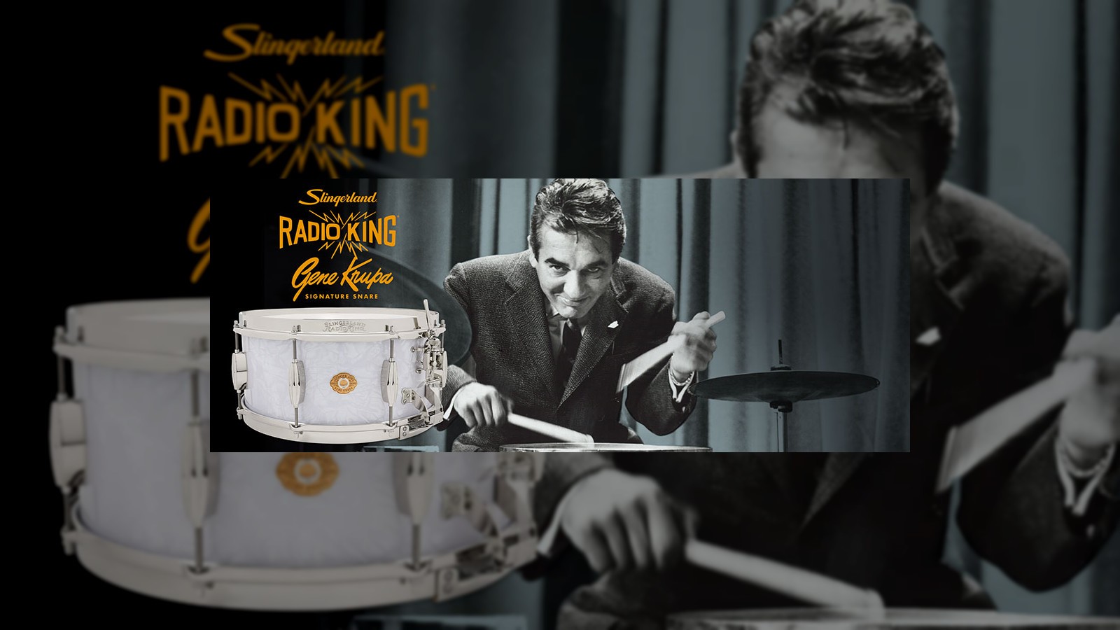 Slingerland Launches Limited Edition Gene Krupa Snare Drum