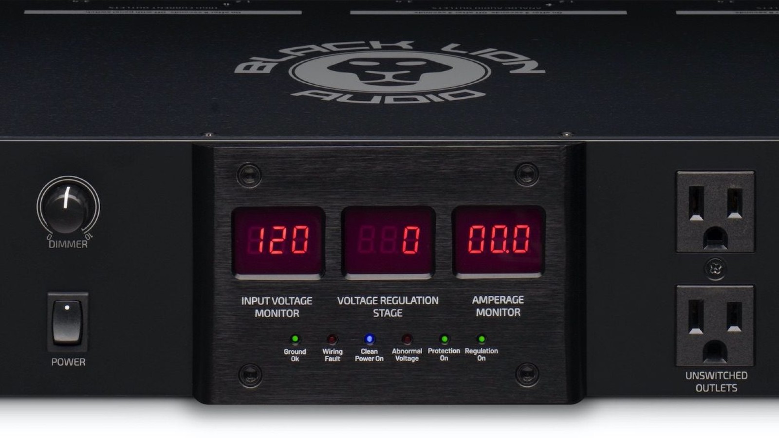 Black Lion Audio's PG-2R as 120V Regulating Power Grid with Surge Protection