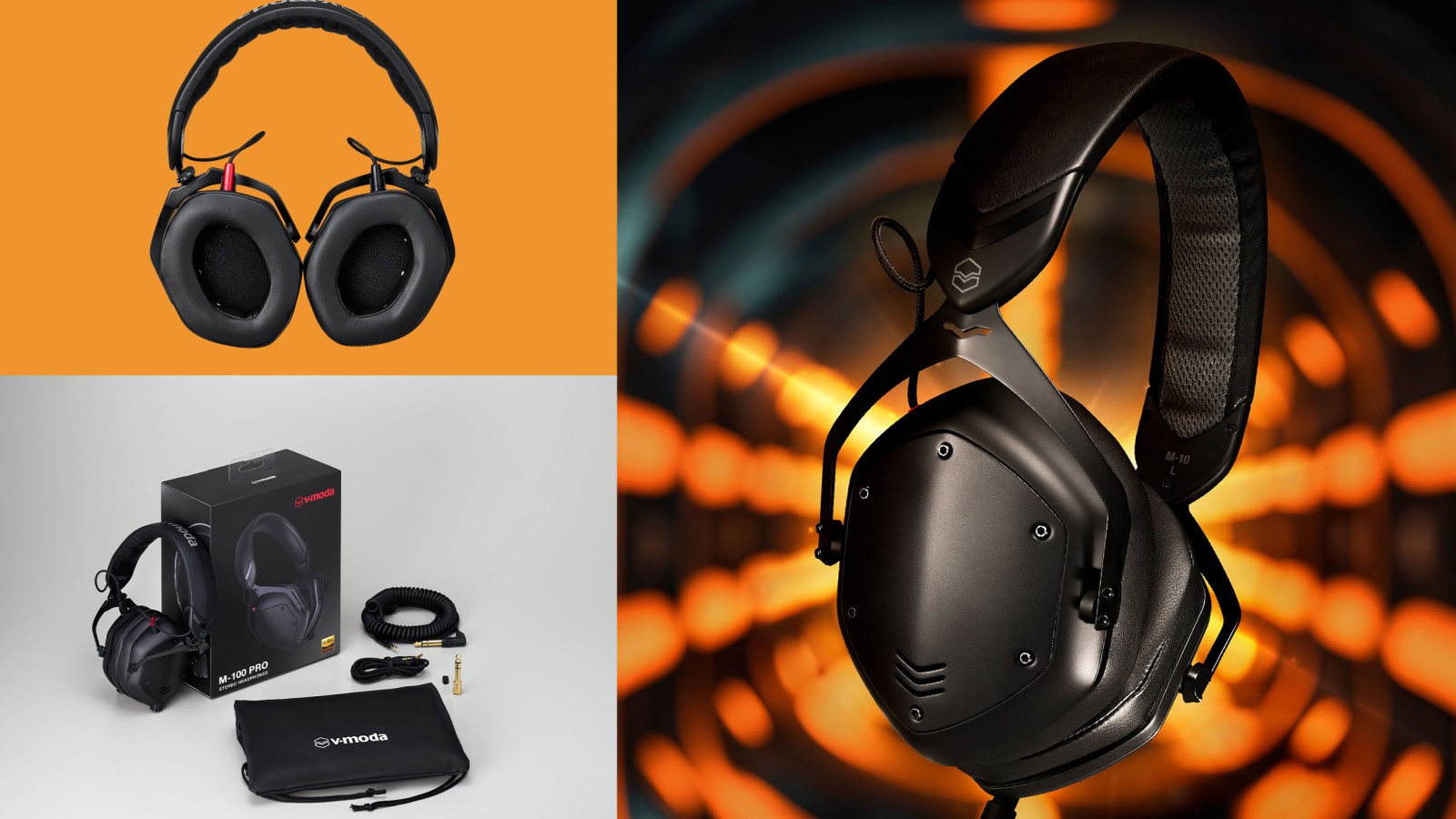V-MODA Introduces M-100 PRO and M-10 Headphones
