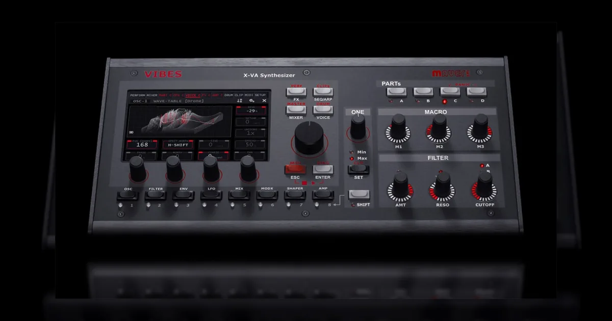 Mayer EMI releases major Aurora 5.0 firmware update for MD850 Vibes synth