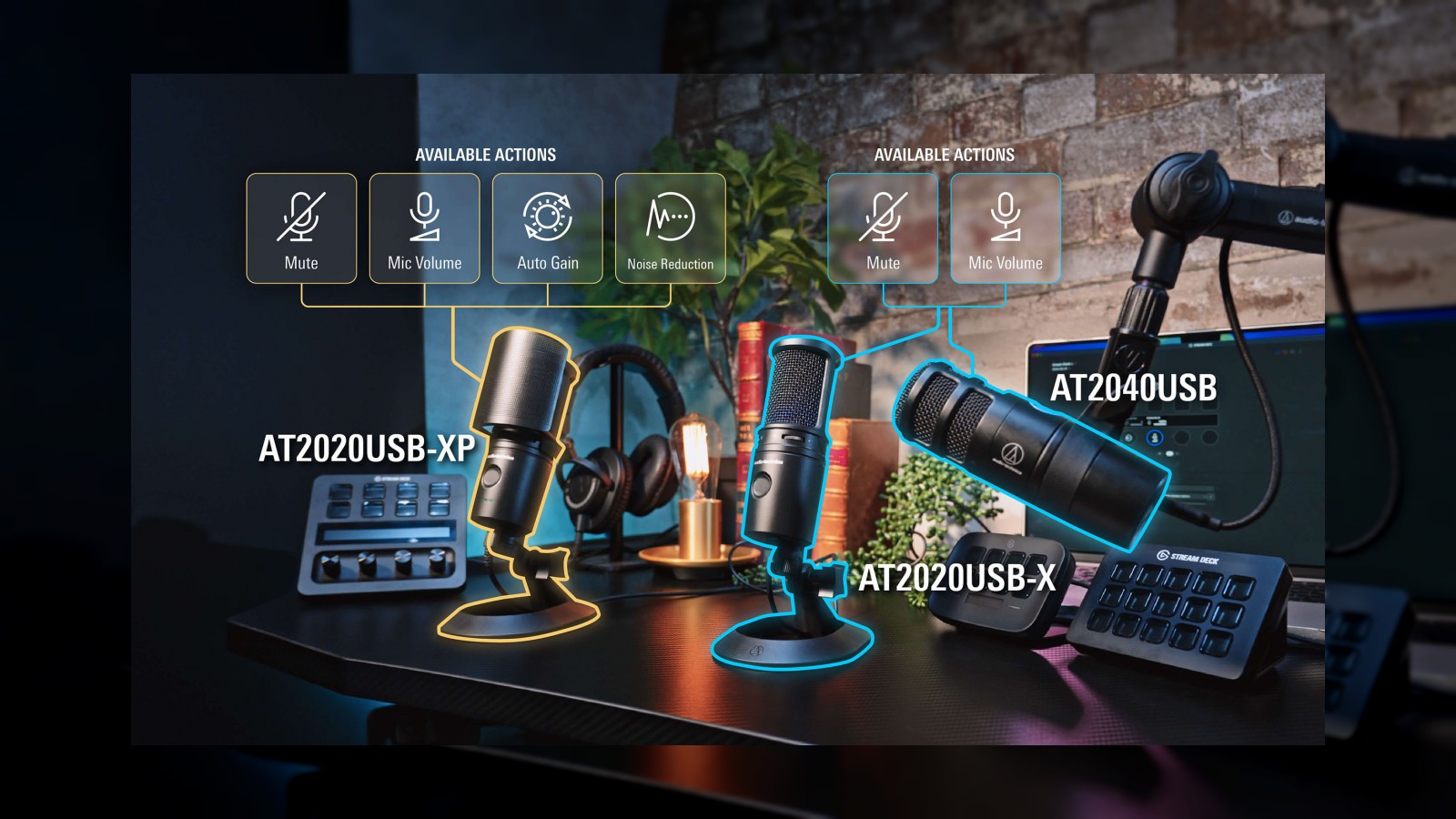 Audio-Technica launches Stream Deck control app for 20 Series mics