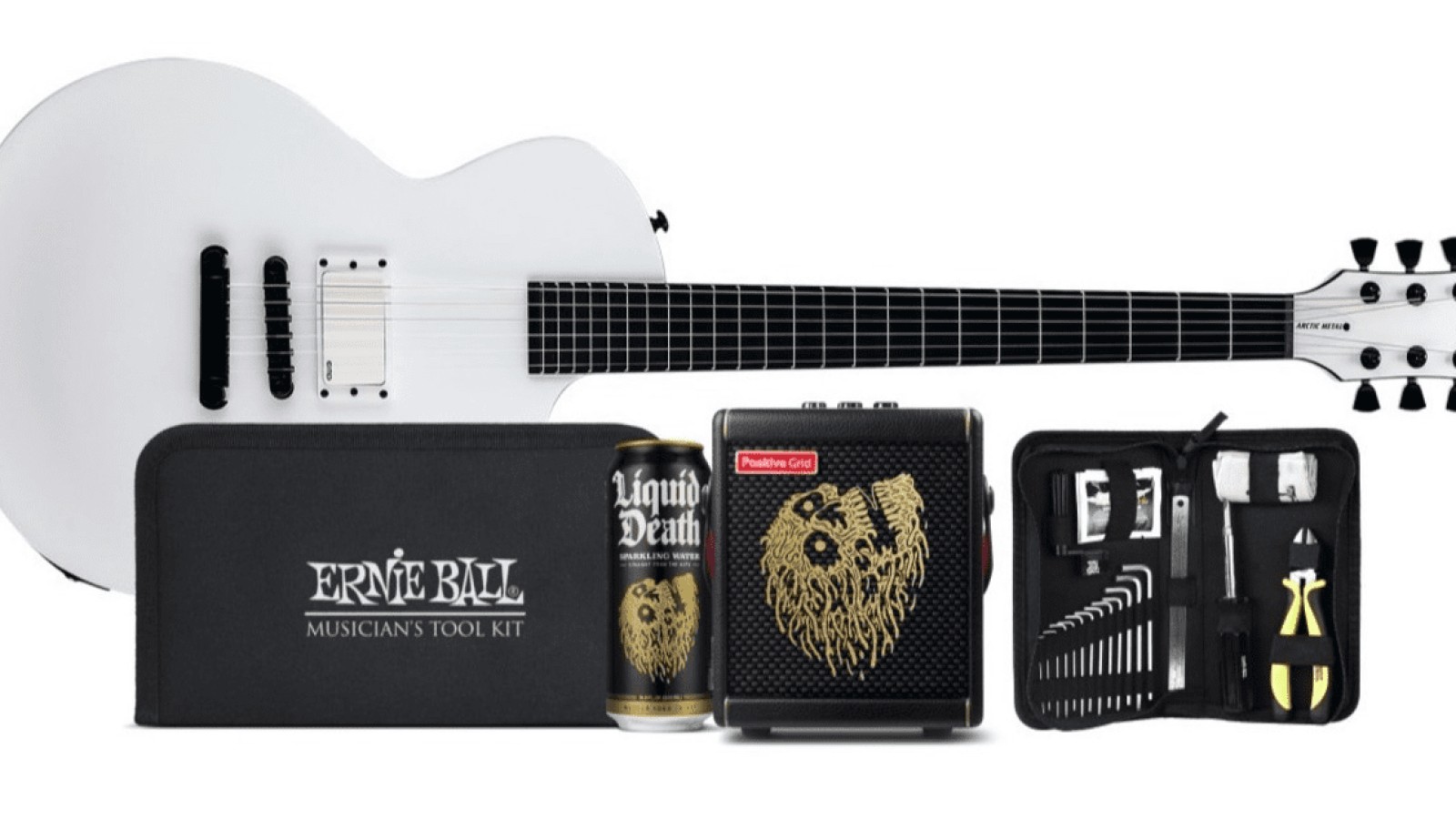 Positive Grid x Liquid Death Team Up for a Dangerously Refreshing NAMM Show Giveaway