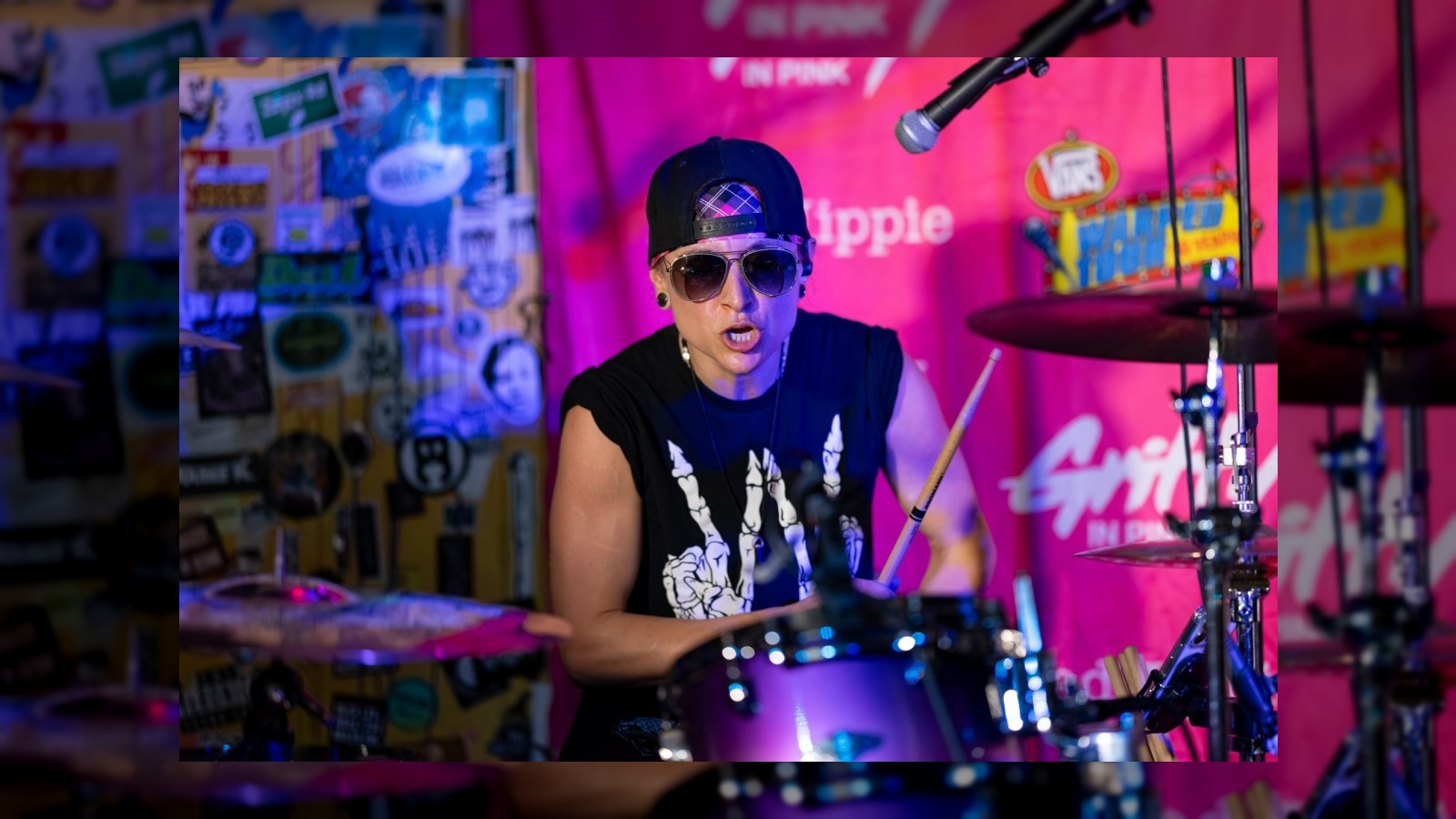 Gritty In Pink and TRX Cymbals Team Up To Support Female Musicians.