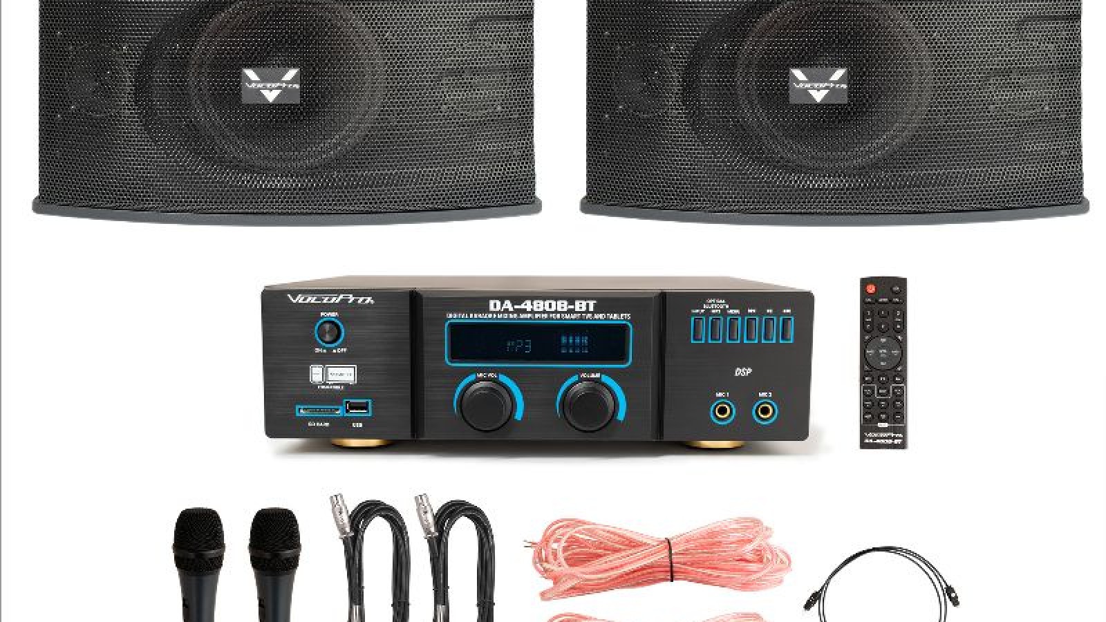 VocoPro Launches New Speaker/Amplifier Package with Vocal Mics for Home Entertainment Centers