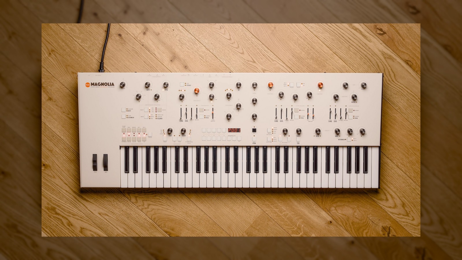 Frap Tools makes Magnolia more attractive as an 8-voice Analog Thru-zero Fm Synthesizer with firmware version 1.10 enabled enhancements