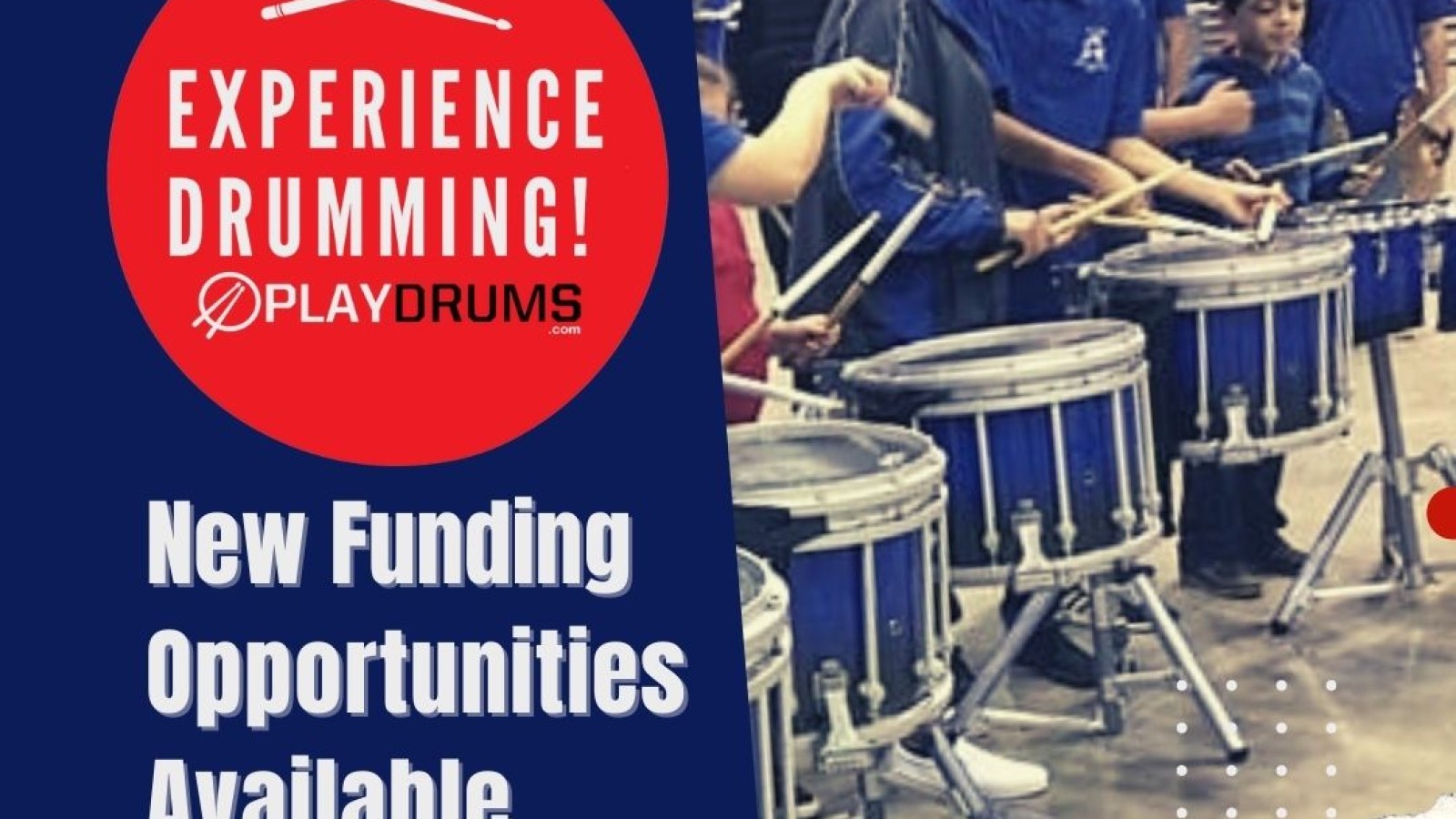 PlayDrums.com Announces Funding for Percussion Teaching Artists to Present Interactive School and Community Events in 2022