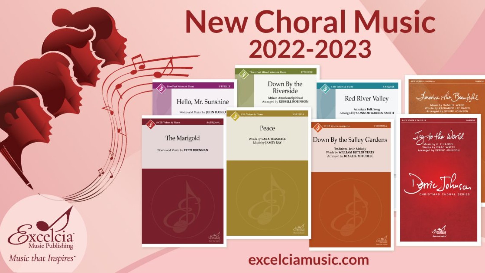 Excelcia Music Publishing’s 2022 Choral Release Features Message of Hope & Derric Johnson Choral Series Debut