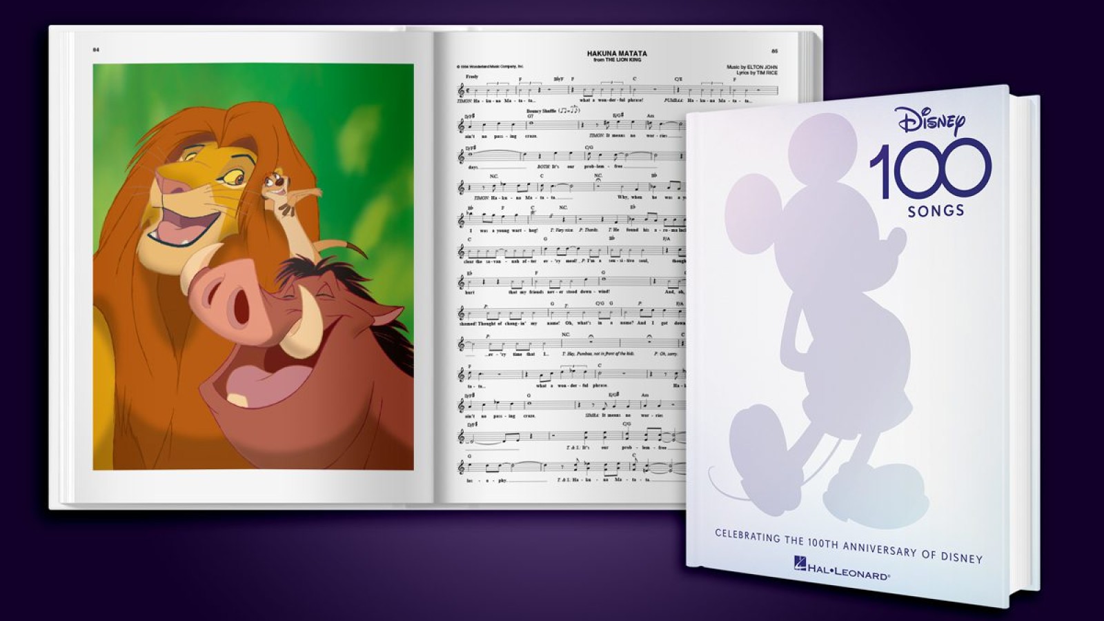 Hal Leonard Celebrates Disney's 100th Anniversary with New Collectible Songbook