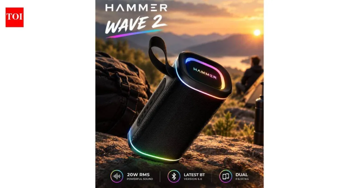 Hammer releases Wave 2 portable speaker in india at rs 1,299
