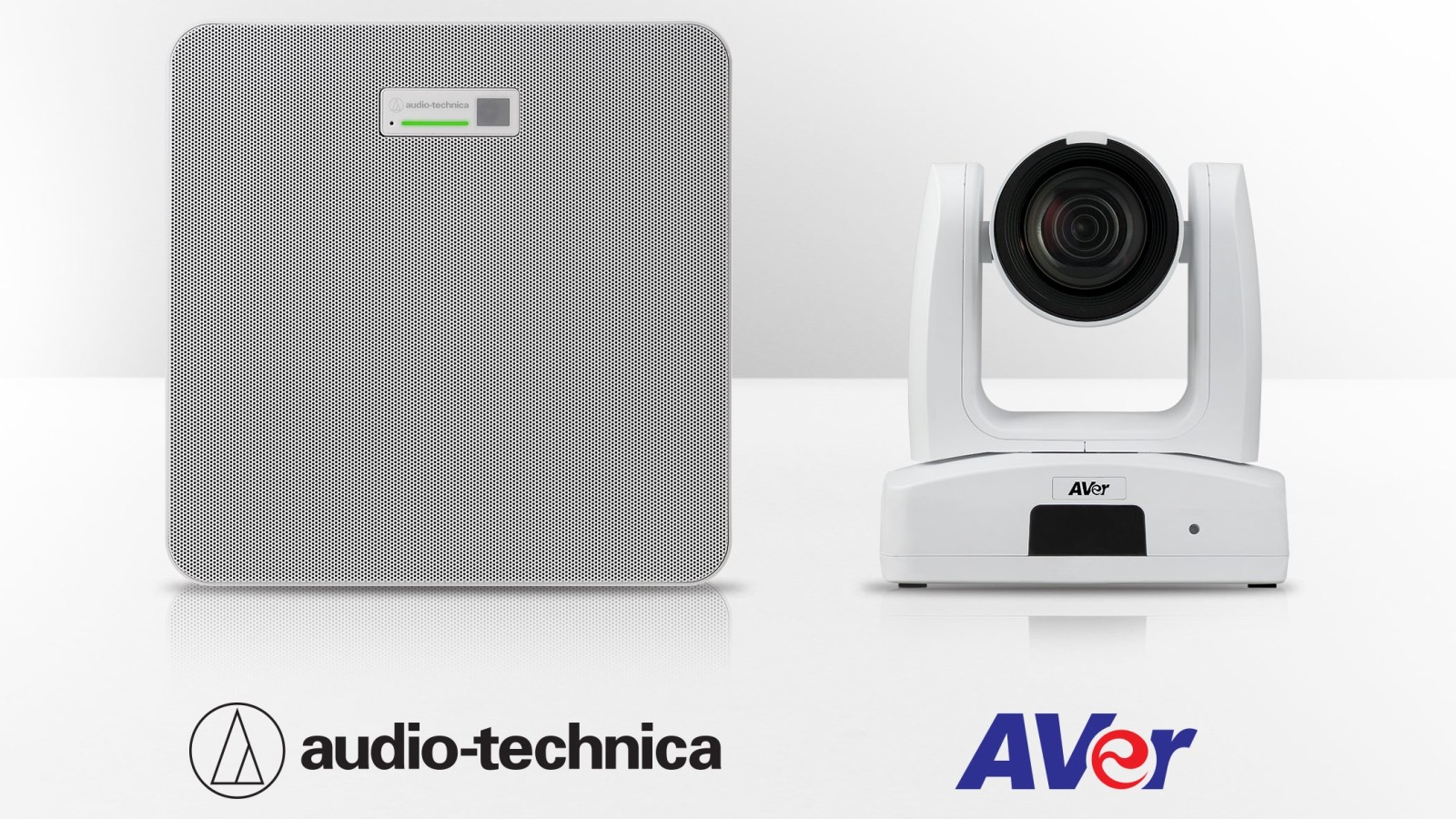 Audio-Technica ATND1061DAN Ceiling Array Microphone Integrates With AVer PTZ Cameras For Advanced Video Conferencing