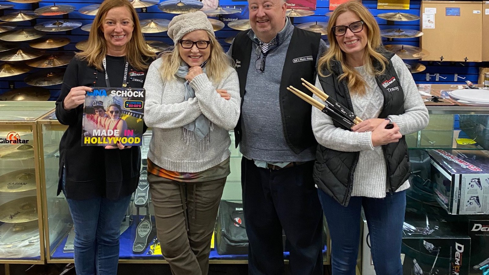 Legendary Go-Go’s Drummer Spends the Week Rehearsing at Bill’s Music