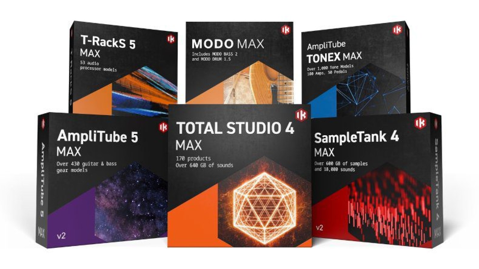 IK Renews Its Software Range, Led by Total Studio 4 MAX & New All-inclusive MAX Bundles