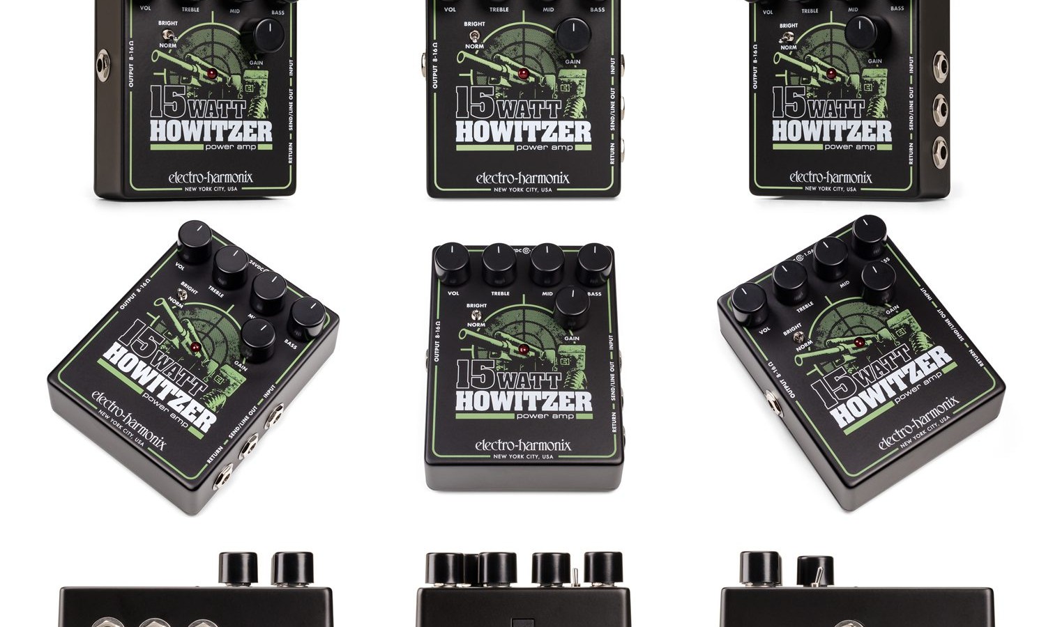 15-Watt Howitzer Guitar Preamp/Amp from Electro-Harmonix