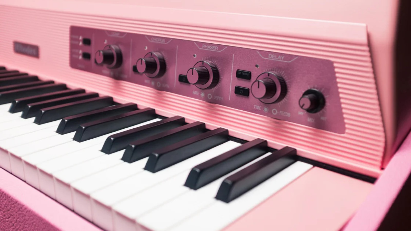 Rhodes Unveils Custom Shop ‘Marshmallow’ Piano in Pastel Pink