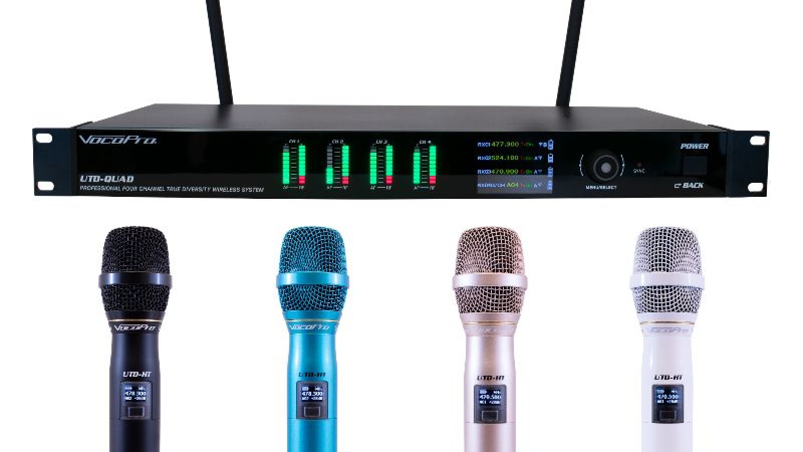 VocoPro Launches Two New True Diversity Professional Digital Wireless Microphone Systems
