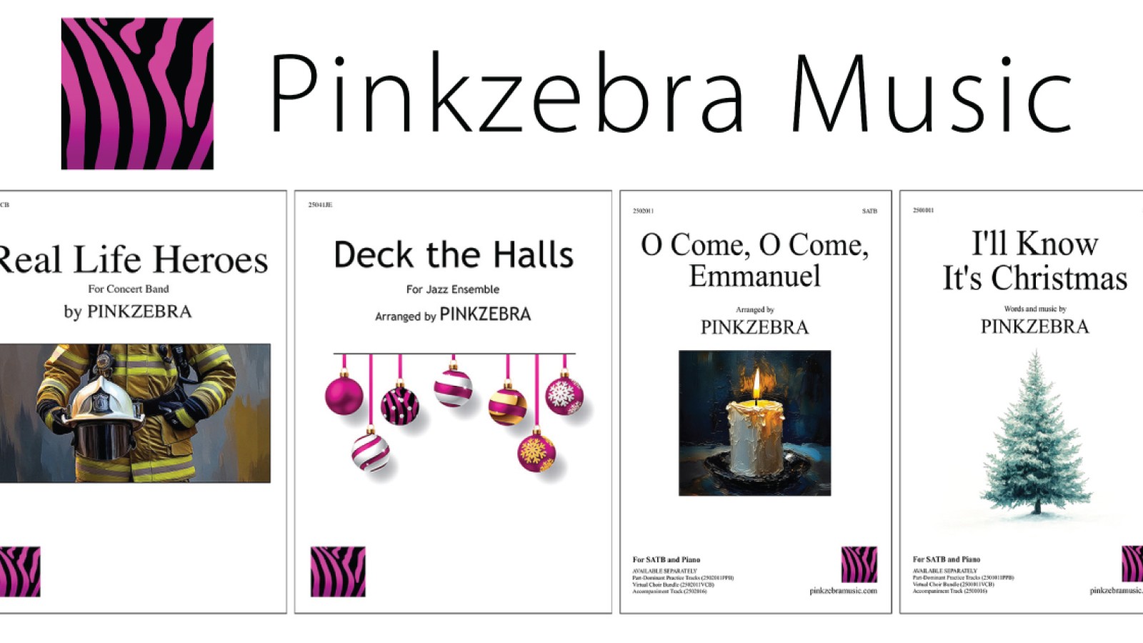 Pinkzebra Releases New Music for Chorus, Concert Band and Jazz Ensemble