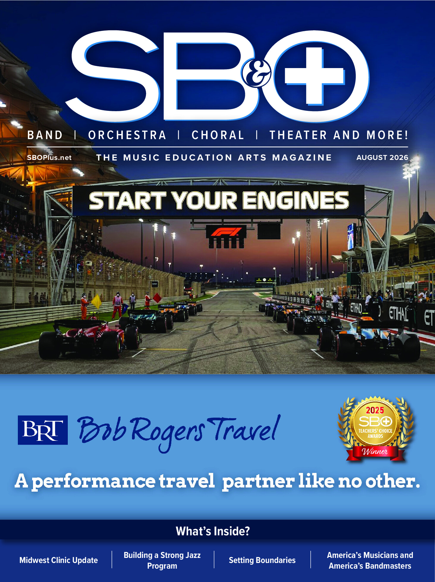 August 2026 School Band & Orchestra + cover